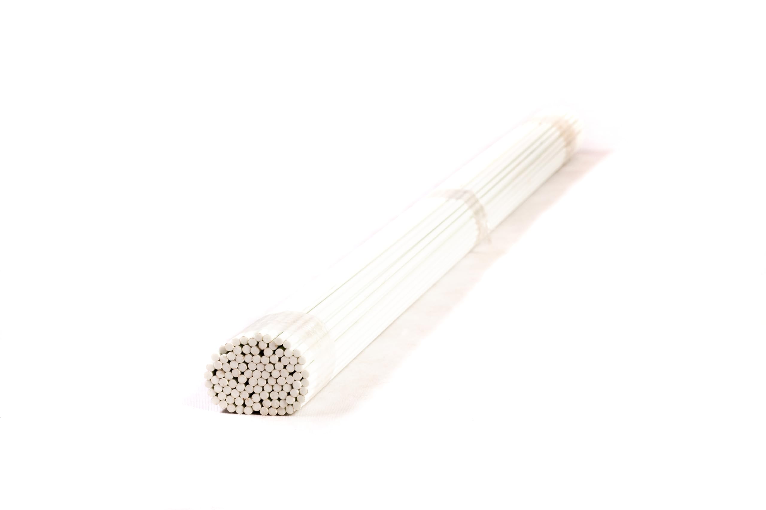 Fiberglasstäbe WEISS - 250cm - 8mm - 25 Stück
