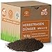 Produktbild Bio Herbstdünger Rasen 10 Kg ca. 250m² - 100% tierfreundlich Herbstrasendünger - Langzeitdünger Herbstdünger Rasen - Organischer Herbst Rasendünger mit viel Kalium - Herbst-Rasendünger