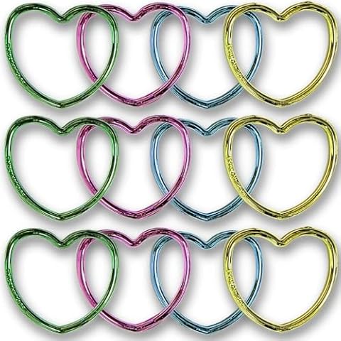 Unique Shiny Heart Bracelets - 12 Pcs Cover
