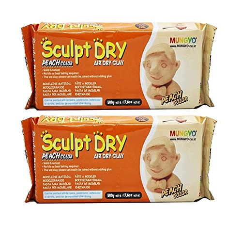 Mungyo MF-500 Sculpt Dry (Peach Air Dry Clay, 2)