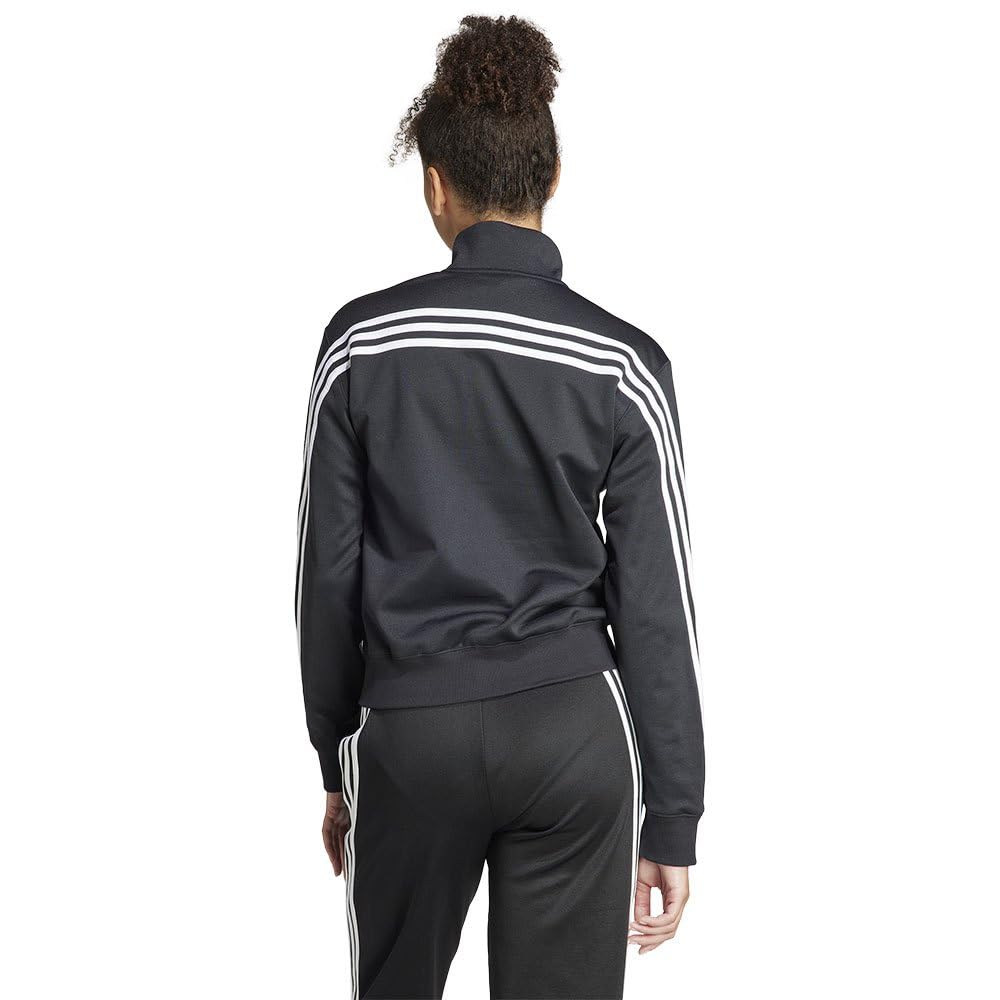 adidas Women Giacca da Allenamento Iconic Wrapping 3-Stripes Snap