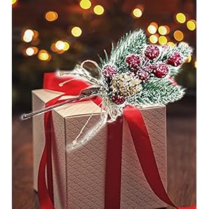 Christmas Berries Red Stems Evergreen Pine Branches 8pcs Christmas Picks Spray Artificial Pine Cones Holly Stem Craft Winter Holiday Floral Picks for Decoration DIY Xmas Garland Wreath Ornaments Christmas Berries Red Stems Evergreen Pine Branches 8pcs Christmas Picks Spray Artificial Pine Cones Holly Stem Craft Winter Holiday Floral Picks for Decoration DIY Xmas Garland Wreath Ornaments