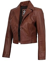 Cognac - Oceana Cropped Jacket
