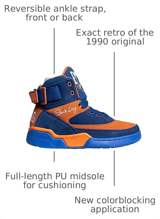 PATRICK EWING ATHLETICS 33 HI OG Dazzling Blue/Orange NYC 1EW90013-442