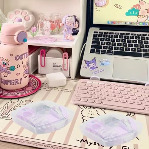 Lilaly 1 Set Mini Office Supply Kit, Mini School Supplies, Mini Stapler, Cute School Supplies (Purple) - Thumbnail 4