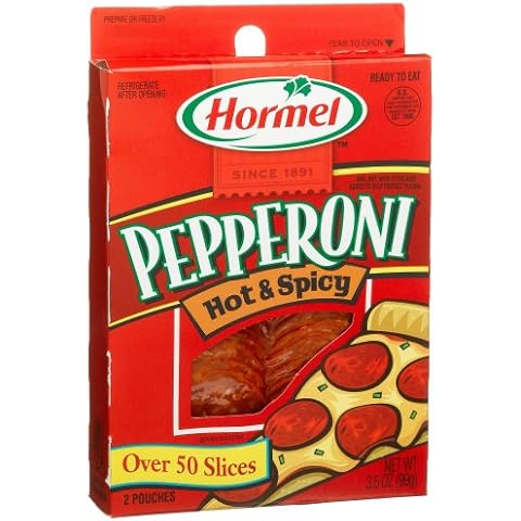 Hormel Hot & Spicy Pepperoni, 3.5 oz Cover
