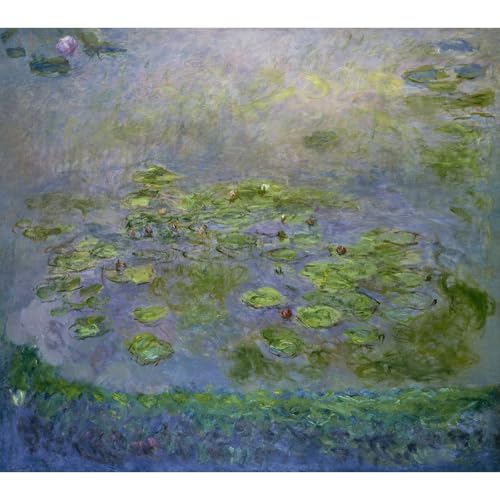 Monet Nymphéas toile enroulée 61x81cm pour habiller un mur vide