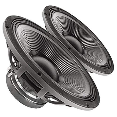 Pair Faital Pro 18HP1030 8ohm 18" Subwoofer 2400W 98dB 4" VC Replacement Speaker