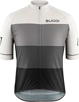 SUGOi Men's Evolution Zap 2 Bike Jersey (Small, Grey) at Amazon