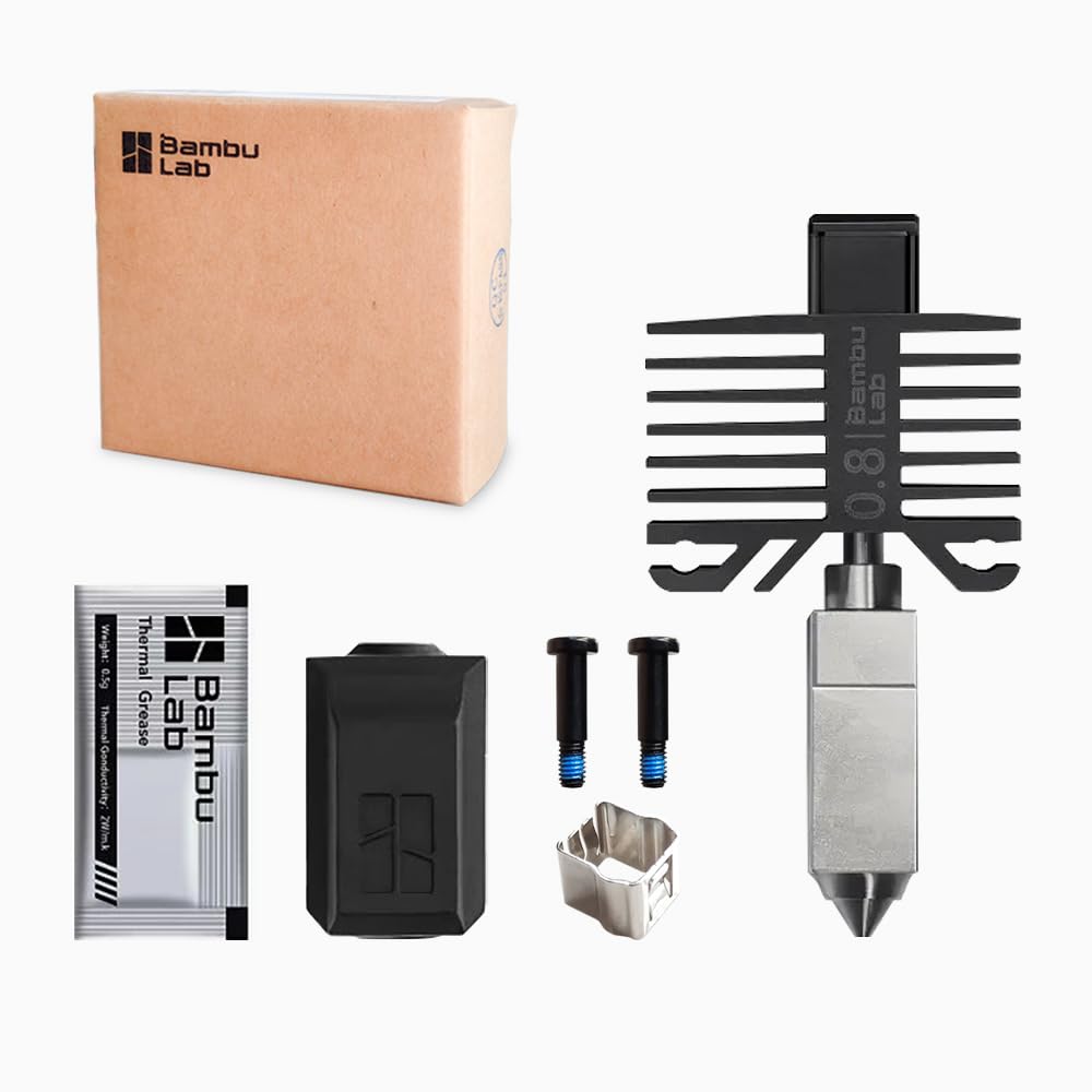 Kit buse acier trempé anti usure pour Bambu Lab P1 X1