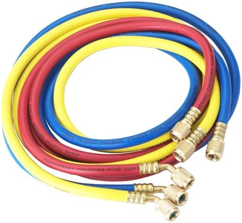 Robinair (30060) 1/4" Standard Hoses with Standard Fittings Set - 60", Set of 3