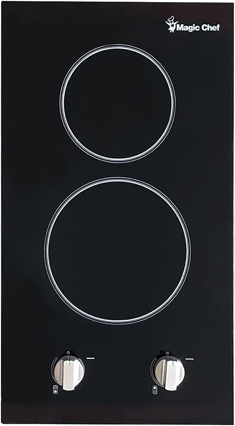 Magic Chef MCSCTE12BG2 12 Electric Cooktop, 12 inches