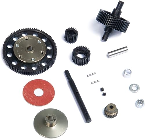 Miniatura 4 de Juego de engranajes rectos de transmisión de acero resistente para 110 Axial SCX10 RC Modelo Crawler Car