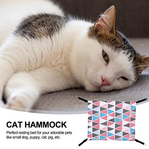 Popetpop rede suspensa para gatinho para dormir, repouso para brincar pesado, rede de algodão para a