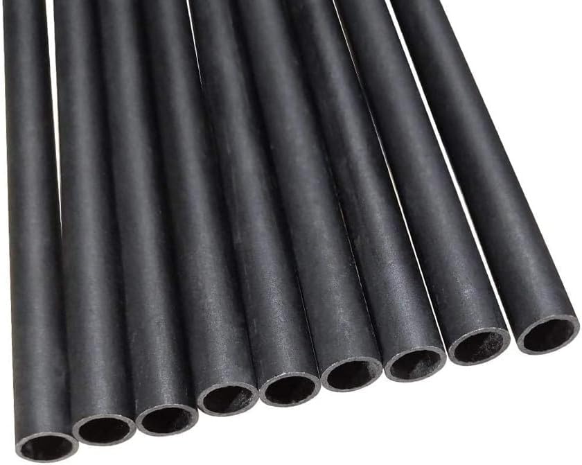 AMEYXGS 30 Inch 6.2 mm Pure Carbon Arrow Shaft Spine 340/400/500/600 Carbon Shaft Tube DIY Archery