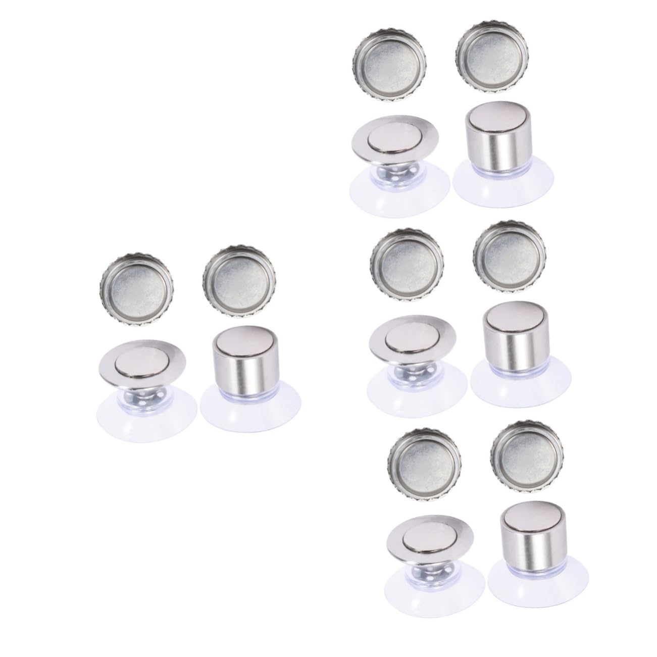 MAGICLULU 8sets Portasapone Magnetico Creativo Con Ventosa Supporto Per Sapone Bar Per Bagno e Cucina Facile Da Installare e Rimovibile Design Innovativo Per Risparmiare Spazio e Mantenere