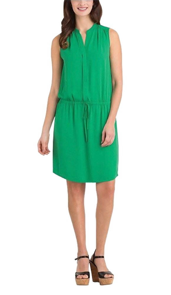 H Hilary Radley Women's Sleeveless Layered Sheer Tunic Dress