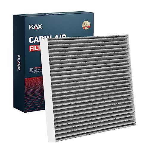 KAX Cabin Air Filter, CF12000 Replacement for Jeep Cherokee 2014-2018, for Chrysler 200 2015-2017, w/Activated Carbon Passenger Compartment Air Filter