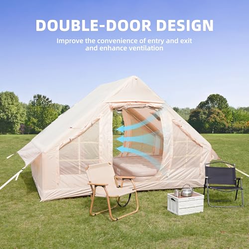 Carpa inflable para camping GOWE con bomba manual miniatura 2