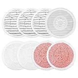 KEEPOW Steam Mop Replacement Pads Compatible with Shark Steam and Scrub Steam Mop S7000AMZ S7000 S7001 S7001TGT S7000 S7020, Washable Pad for Hard Floors, for Model XKITP7000 (4+2+2)