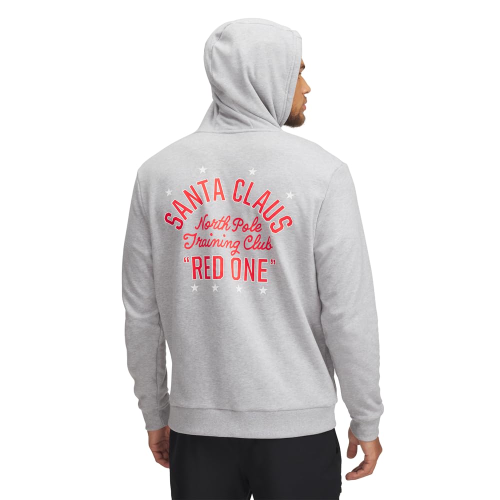 Under Armour Herren Project Rock Red One North Pole Training Club Hoodie Kapuzenpullover