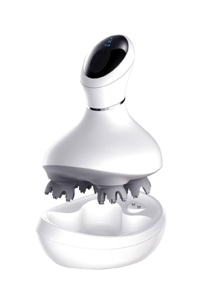 Amazon | REDHiLL ヘッドスパ 電動頭皮ブラシ 360°回転 1分間に