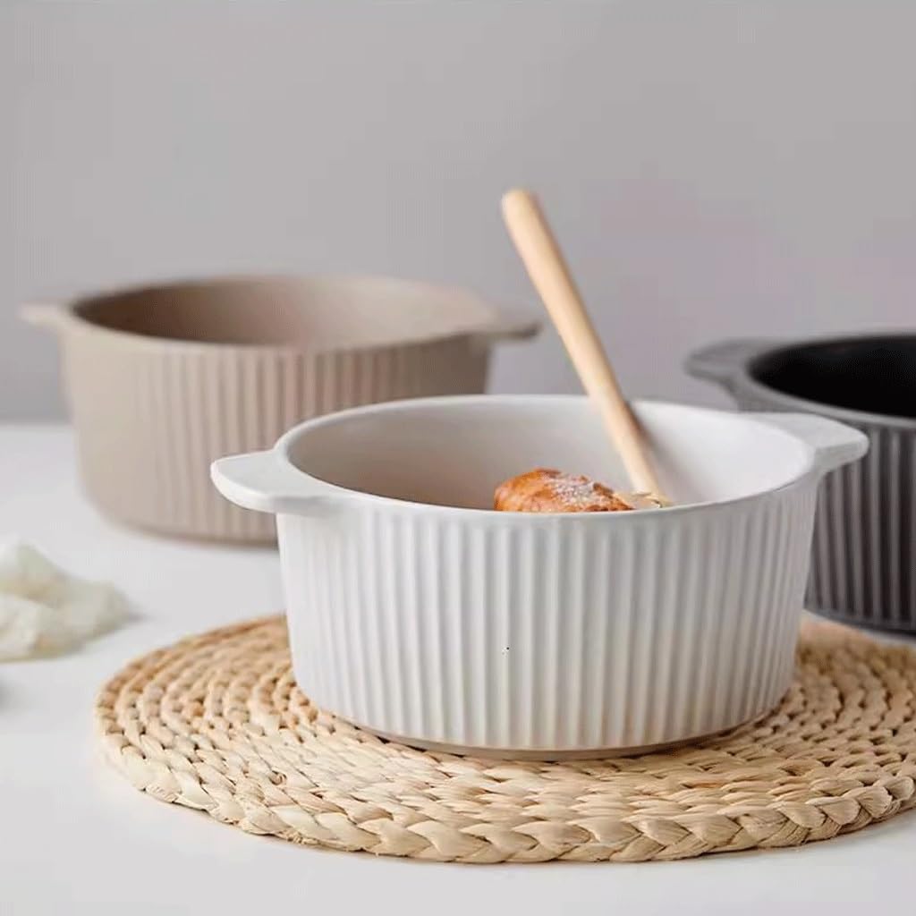Miski do zupy ceramiczne podwójne ucho miska na zupę duża domowa zupa makaron miska duża miska na zupę miska na makaron miski obiadowe (1)