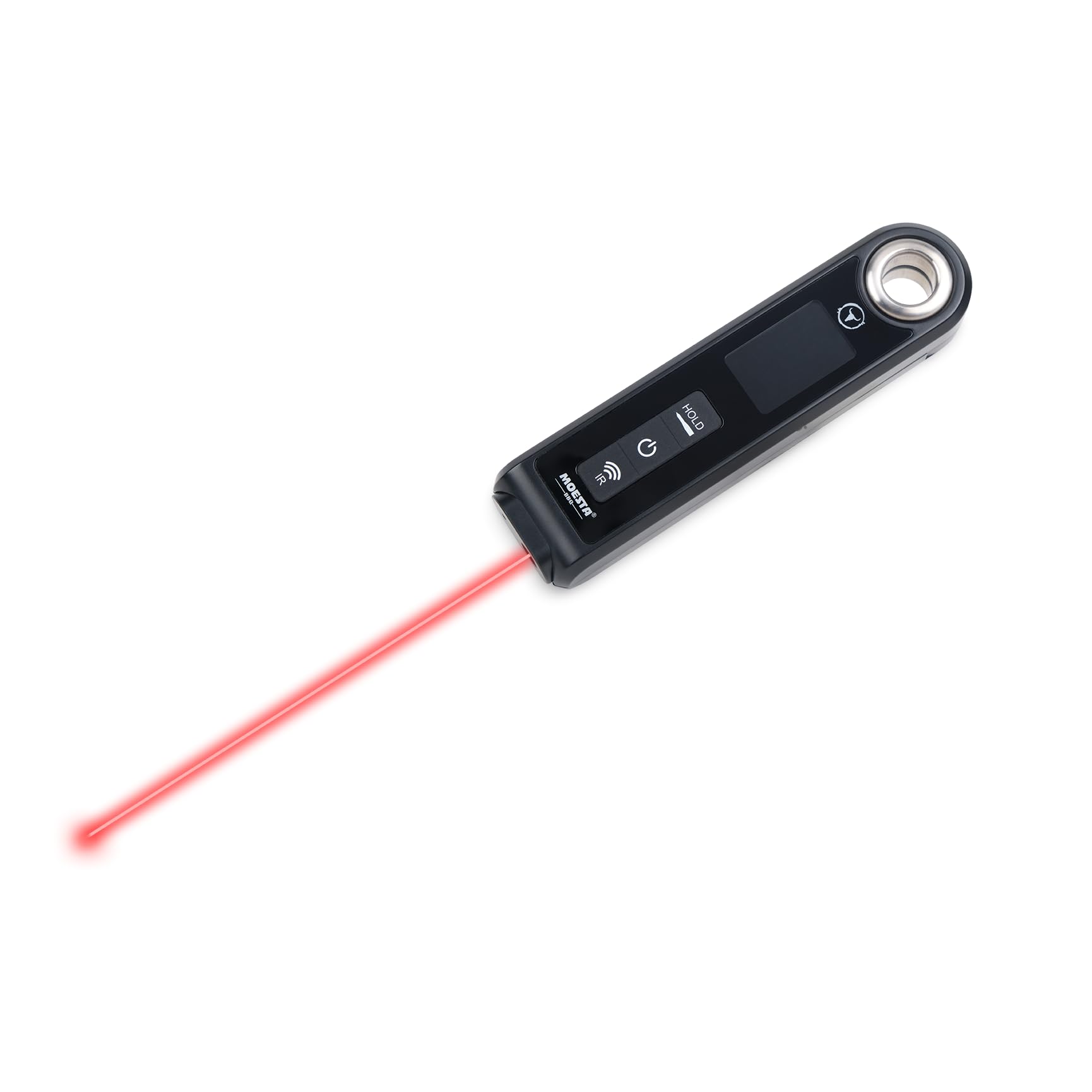 MOESTA-BBQ 19921 Yoda Infrarot-Thermometer digital - Oberflächen-, Einstich-, Grillthermometer für Braten, Steak, Burger