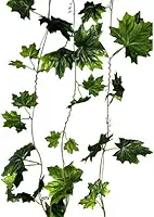 Kit 3 Trepadeiras Parreira de Uva Artificial 2,60m para Jardim Vertical