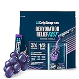 DripDrop ORS Juicy Classics - Patented Electrolyte Powder for Dehydration Relief Fast - for Workout,...