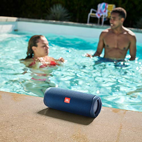 Image of JBL Flip 5 Portable Bluetooth Speaker - Ocean Blue (JBLFLIP5BLUAM) (Renewed)