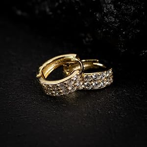 Amazon.com: Yellow Gold Plated 925 Sterling SilverTwo Row