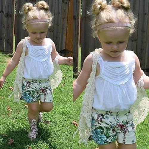 ​Little Girls Crochet Vest Sleeveless Open Front Lace Cardigan Tops with Fringe Toddler Boho Vacation Vest2