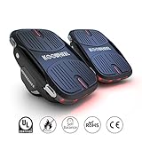 KOOWHEEL Elektrische Rollschuhe, Self Balancing Elektro Scooter mit LED-Leuchten, Tragbare Hovershoes mit UL2272, 2 x 250W Motor