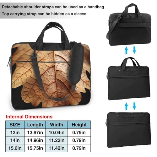Maletín para portátil unisex KHiry negro 15.6 pulgadas miniatura 3