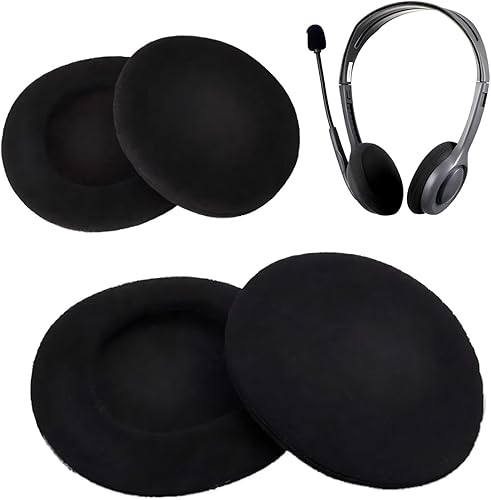 VUFVOID 4 almohadillas de espuma de repuesto de 2.165 in/2.2 pulgadas, almohadillas de esponja aplicables para la mayoría de auriculares de teléfono