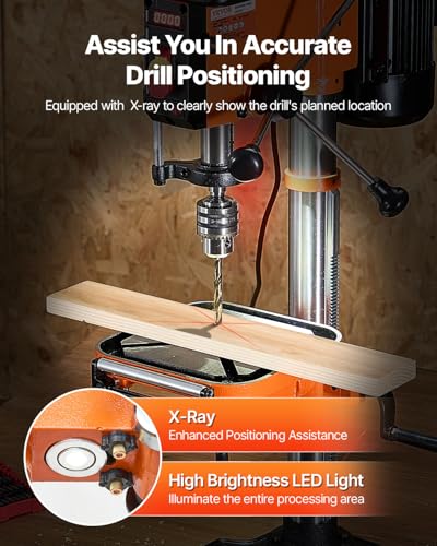 VEVOR 12-Inch Variable Speed Drill Press
