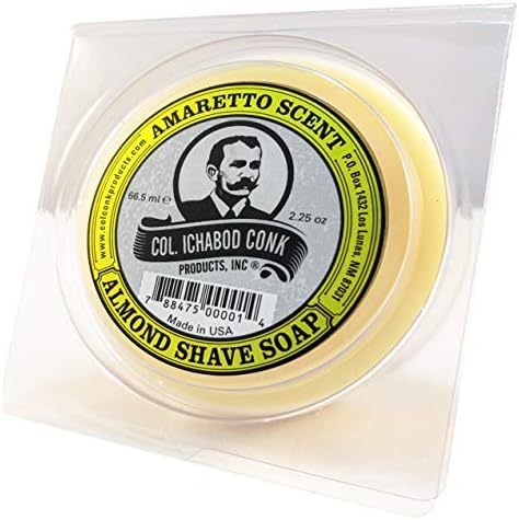 Col. Conk Almond Glycerine Shave Soap 2.25 oz