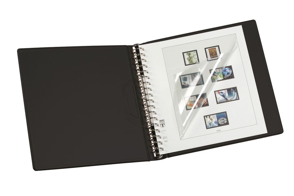 LINDNER Das Original Companion Set: Ring Binder Regular-Classic + slipcase, Black