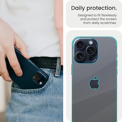 Image of ArmourPro Matte Back Screen Protector for iPhone 15 Pro Max, Premium Ultra Thin TPU Back Membrane Guard, Anti-Glare, Bubble-Free, Edge to Edge Coverage, Fingerprint Friendly | 1 Pack