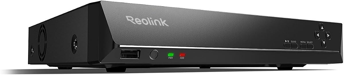 RLN16-410 16CH NVR Network Video Recorder PoE Security System | Only Work with REOLINK 16MP/12MP/8MP/5MP/4MP PoE IP Camera, 24/7 Recording to Pre-Installed 4TB Hard Drive