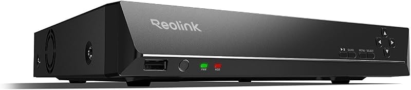 RLN16-410 16CH NVR Network Video Recorder PoE Security System | Only Work with REOLINK 16MP/12MP/8MP/5MP/4MP PoE IP Camera, 24/7 Recording to Pre-Installed 4TB Hard Drive