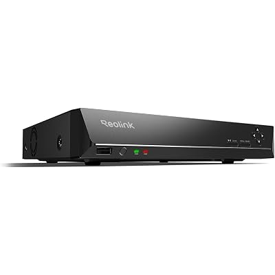REOLINK 16CH Network Video Recorder for Home Security Camera System,Only Work with 16MP/12MP/4K/8MP/5MP/4MP The Same Brand PoE IP Cam,24/7 Recording to Pre-Installed 4TB Hard Drive,RLN16-410