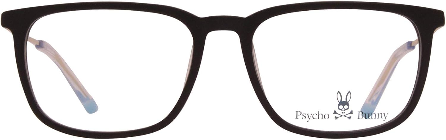 Vista 2 de Psycho Bunny PB104-3 Gafas para niños con marco óptico negro mate de 2.165in
