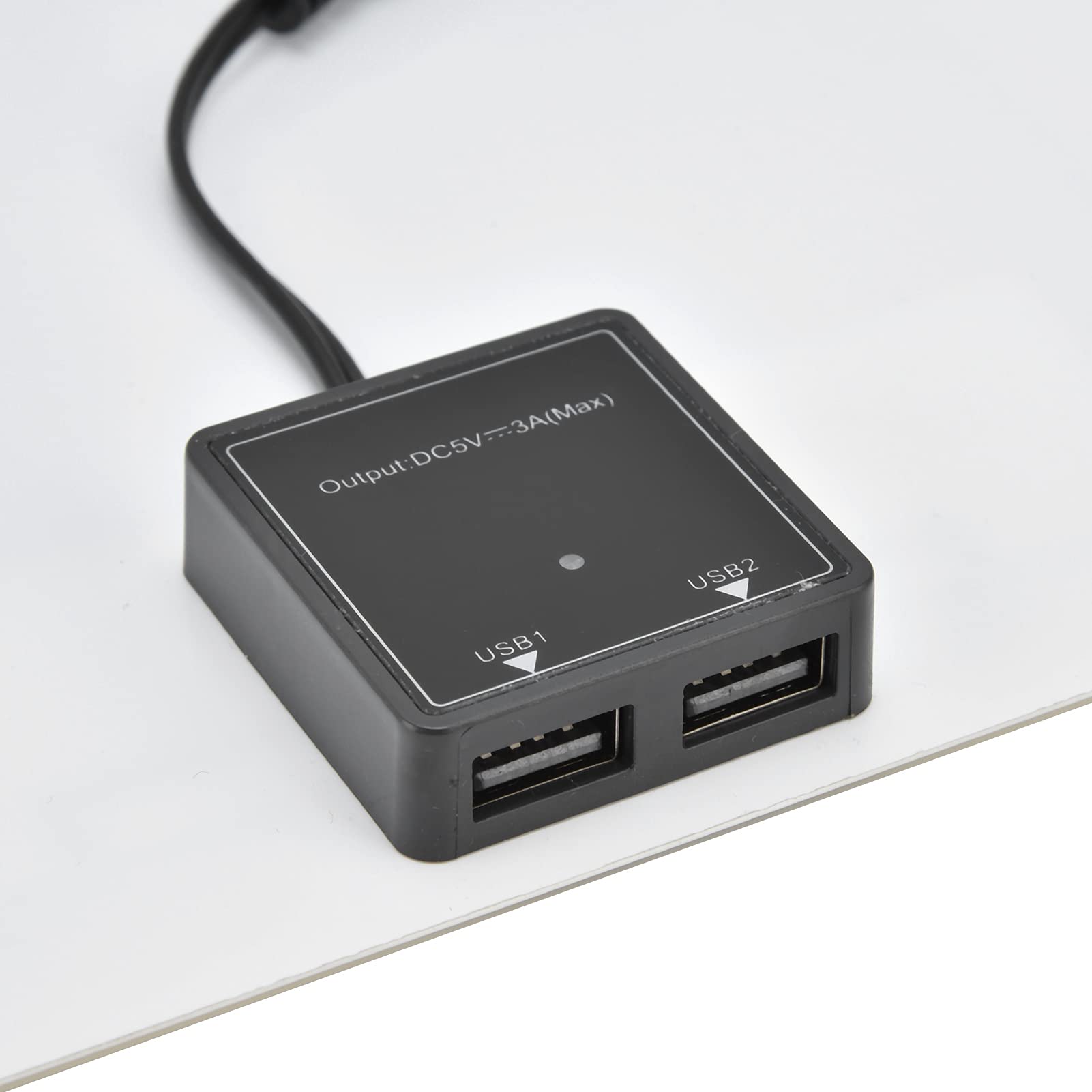 Kit de Carga Solar con Puertos USB Duales Diseño de Alta Eficiencia para, Casas Rodantes, Aventuras de Camping