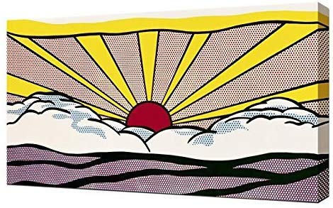 Lilarama Roy Sunrise 2448 Framed Canvas Art Print Reproduction