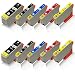Produktbild 10x kompatible Tintenpatronen für Epson Expression Premium XP-620 XP-625 XP-700 XP-710 XP-720 XP-800 XP-810 XP-820 T-2621 T-2631 T-2632 T-2633 T-2634 Black Photoblack Cyan Magenta Yellow - Office Pro Serie