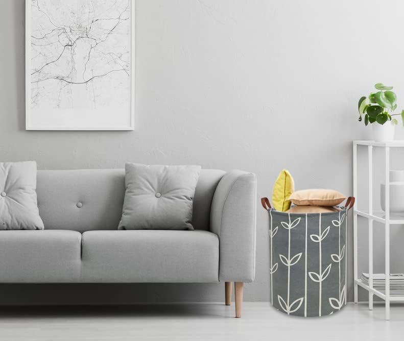 Miniatura 5 de HIYAGON Cestas de Almacenamiento Grandes, Cestas de Lavandería Impermeables, Cesta de Lona Plegable para Contenedor de Almacenamiento para