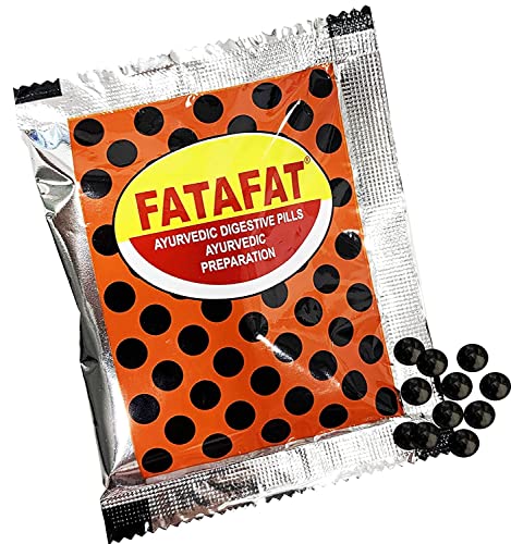 Image of Pamul Fatafat Ayurvedic Digestive Pills , Original Hyderabadi Fatafat Goli (36Pouches X 25Gram)