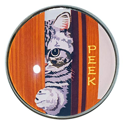 猫ピンバッジ そっと覗く猫 ピンバッチ 猫 ブローチ 猫 ピン